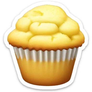 Lemon iced muffin sticker