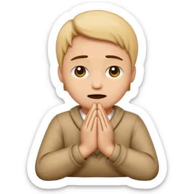 make a emoji who are say sorry sticker