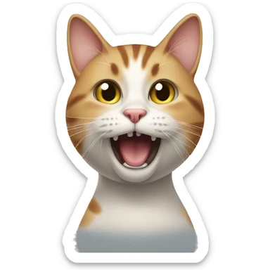 Flushed  cat sticker