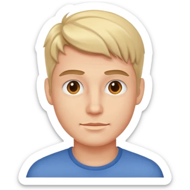 please create a handsome guy sticker