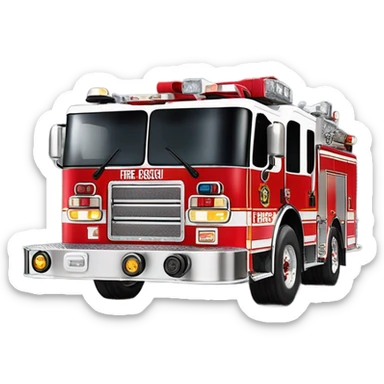 A south metro fire rescue fire engine sticker