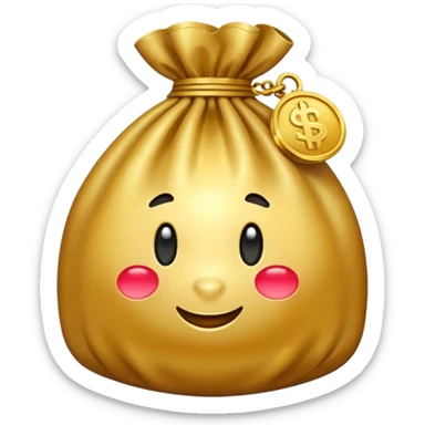 Money bags sticker