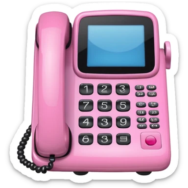 pink girly phone framed photo picture sticker