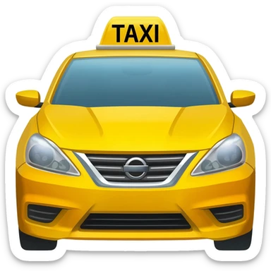 Nissan Sentra Taxi sticker