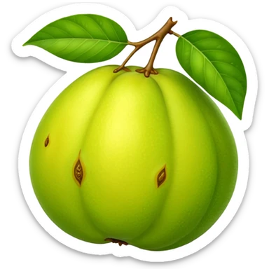 egzotic sour guava make more egzotic and fresh sticker