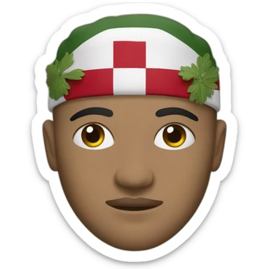 Corsica-Moorish-Head-flag sticker