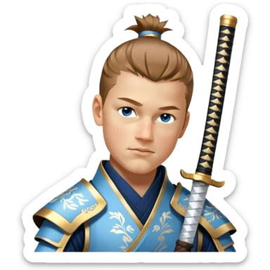 Elegant Samurai sticker