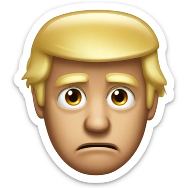 Donald Trump crying sticker