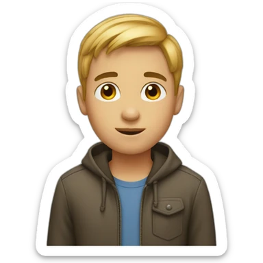 Boy-short-cut sticker