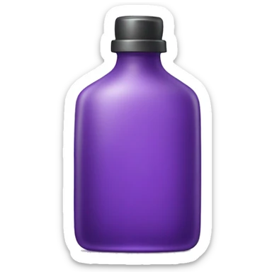 Purple lotion bottle sticker