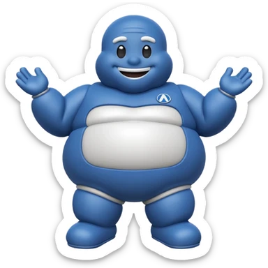 michelin mascot sticker