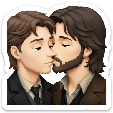Remus lupin kissing Sirius black sticker
