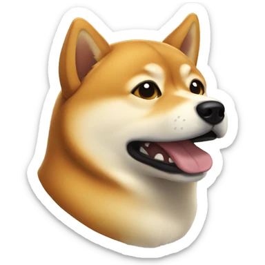 sesame shiba inu sticker