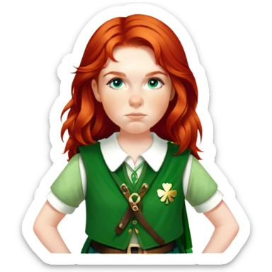 Wearing a Green Kilt sticker