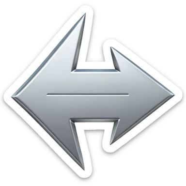 flecha para esquerda sticker