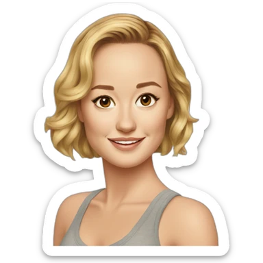 Brie Larson sticker