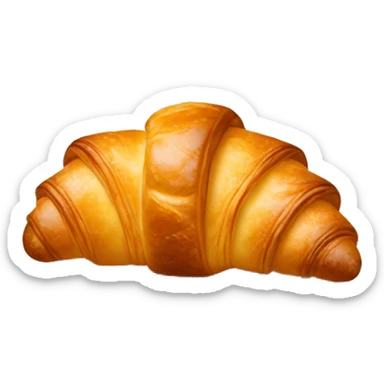 A croissant  sticker