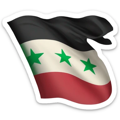 Independent Syria flag sticker