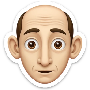 A Jewish person with a large nose sticker