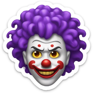 Diablito payaso sticker