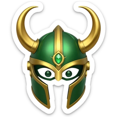 only helmet of loki sticker