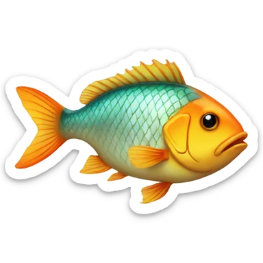 Fish sticker