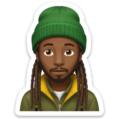 Rasta from Amsterdam sticker