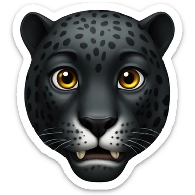 Black jaguar sticker