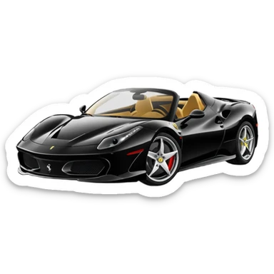 black farari car koli si change kar do sticker