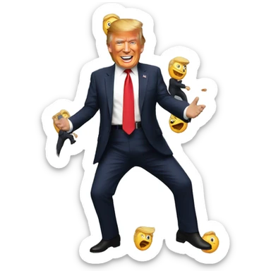 Donald Trump dance sticker
