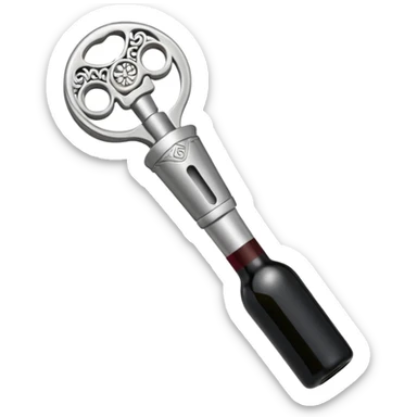 wine opener sticker