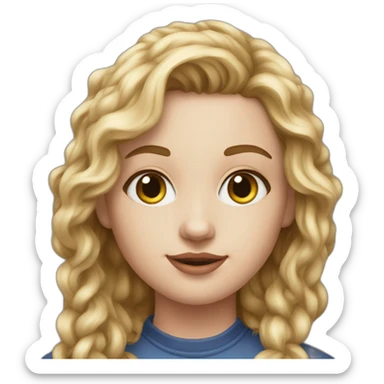 hyper realistic madelyn cline sticker