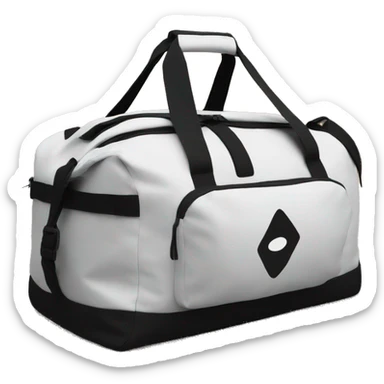 Alo duffle bag black sticker