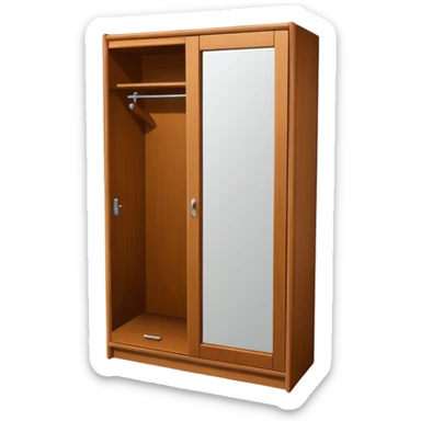 wardrobe modern closed mirror door sticker