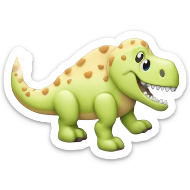Sugar cookie dinosaur  sticker