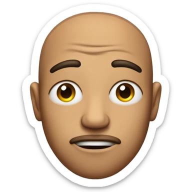 side eye emoji with no smile just a straight face  sticker