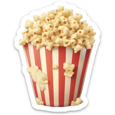 Popcorn sticker