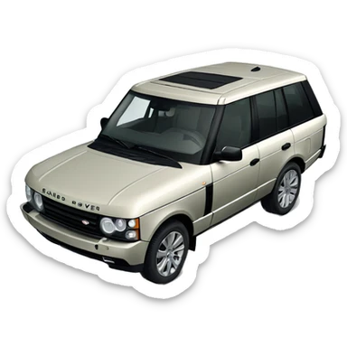 Land rover range Rover  sticker
