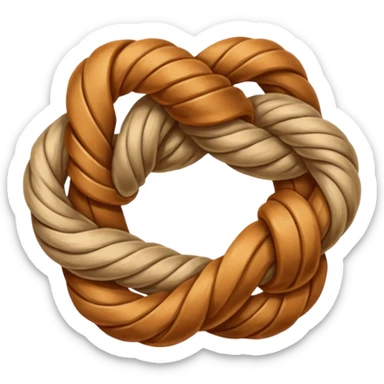 knot whit a rope sticker