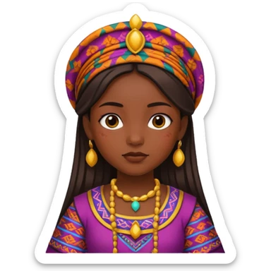 Girl congolise sticker