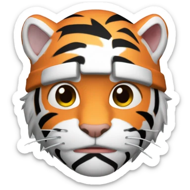 naruto hans sign tiger sticker