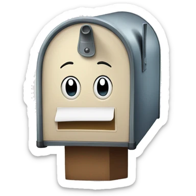 overstuffed mailbox sticker