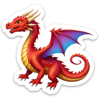 Flying Dragon in Baku sticker