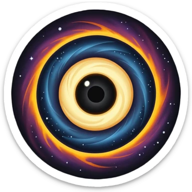 black hole sticker
