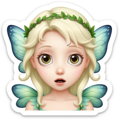 surprised fairy sticker