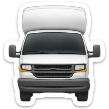 van with emissions sticker