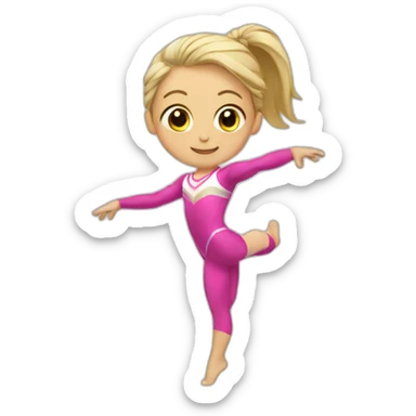gymnastics sticker