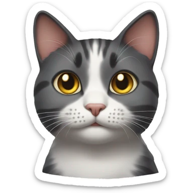 Cat cat sticker