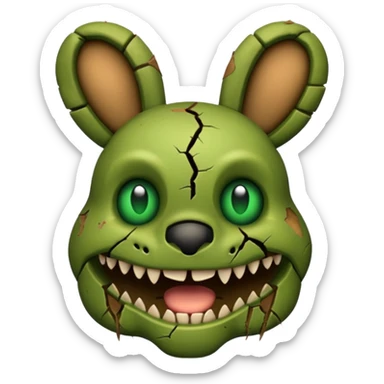 Spring trap fnaf 3 more like the actual one sticker