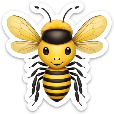 Queen bee sticker